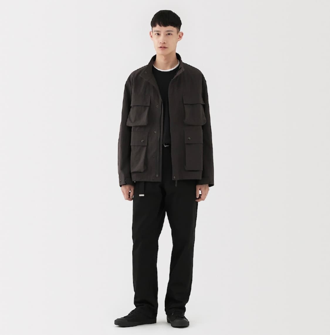 (새상품)SNS인기 무인양품 LABO 나일론 워크 블루종 자켓 점퍼 상품이미지4