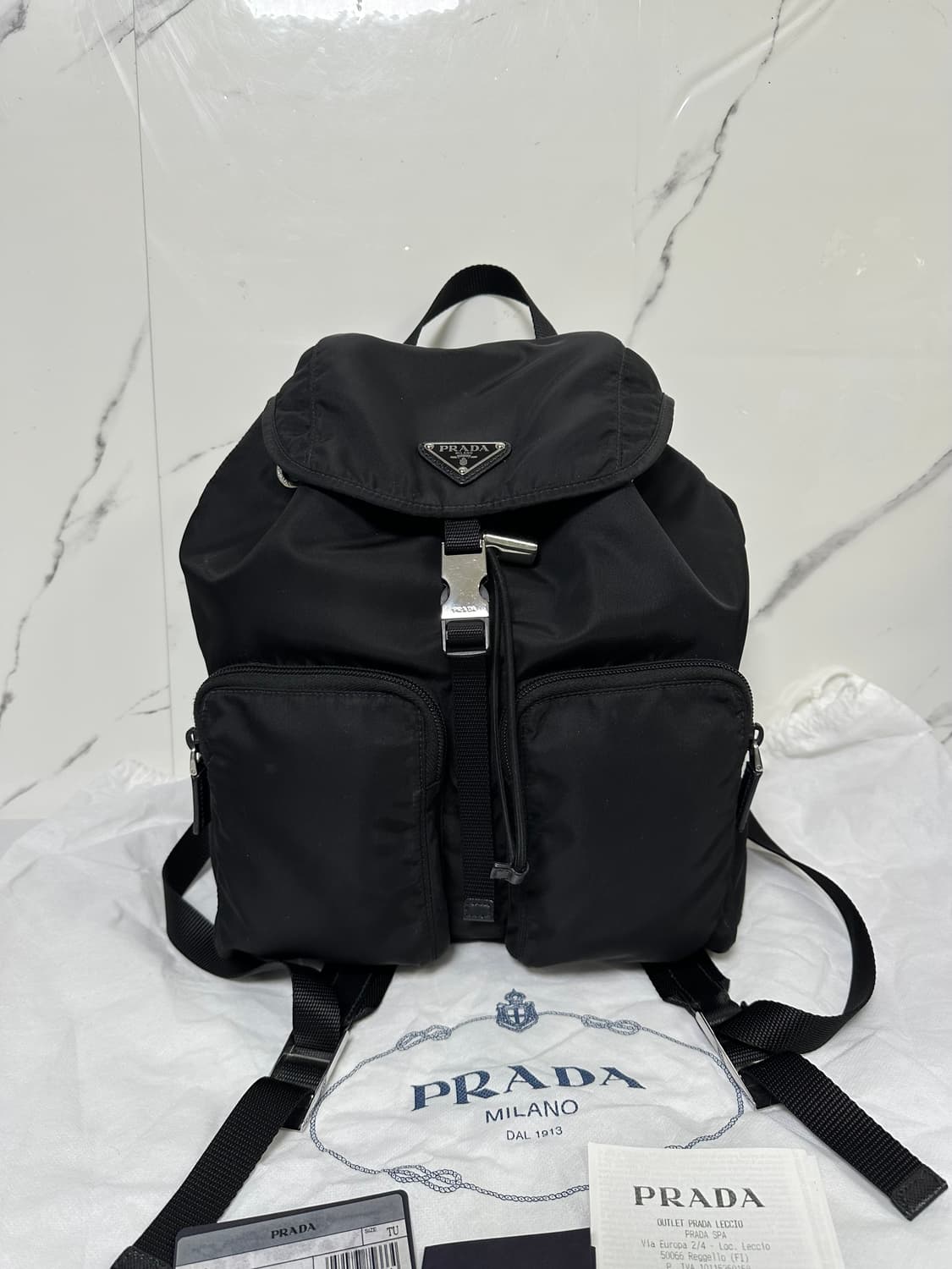 [A+ 정품] 프라다 투포켓 백팩 신형 스몰 상품이미지6