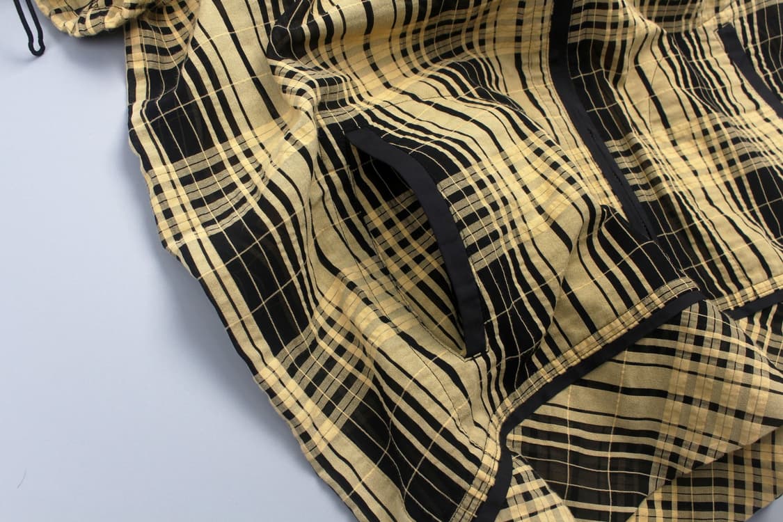 KANSAI BIS Check Hood Half Sleeve Zip Ja 상품이미지6