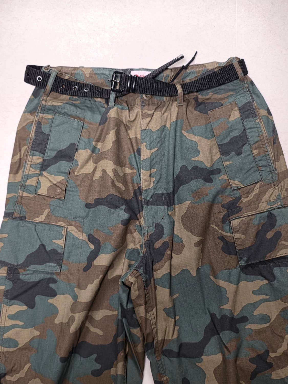 BEAMS 립스탑 카고 포켓 팬츠(카모) 상품이미지3