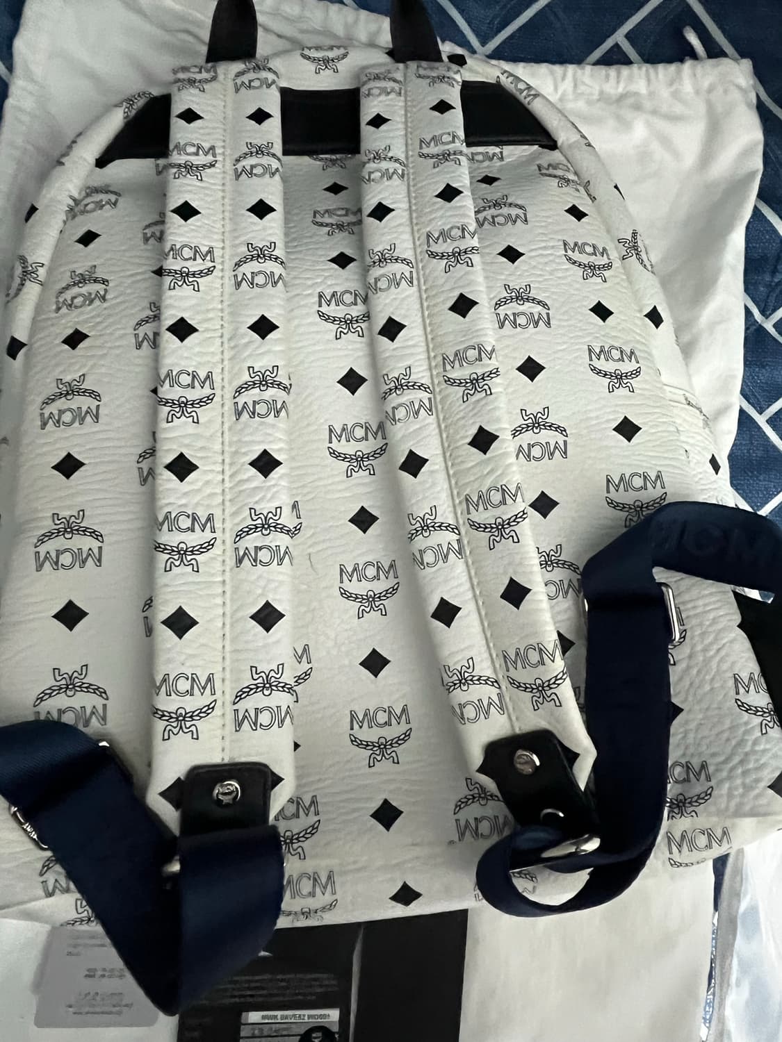MCM 백팩 화이트 상품이미지3