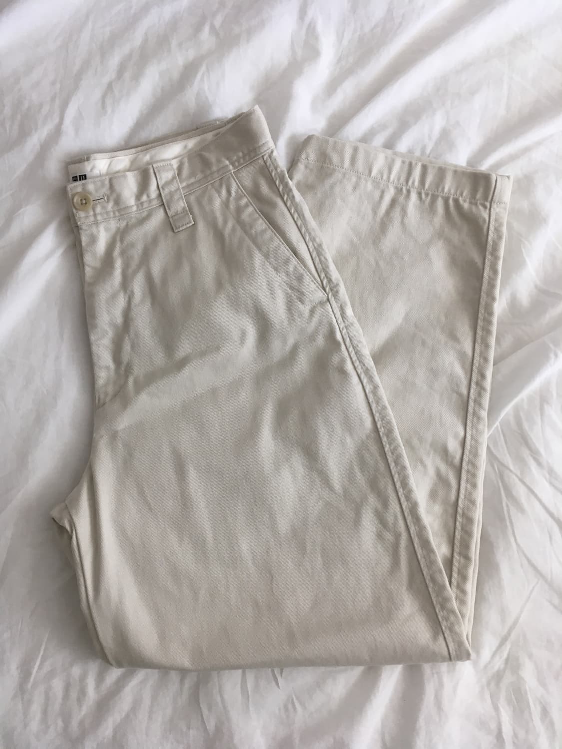 유니클로U 와이드핏 치노팬츠 76 상품이미지2