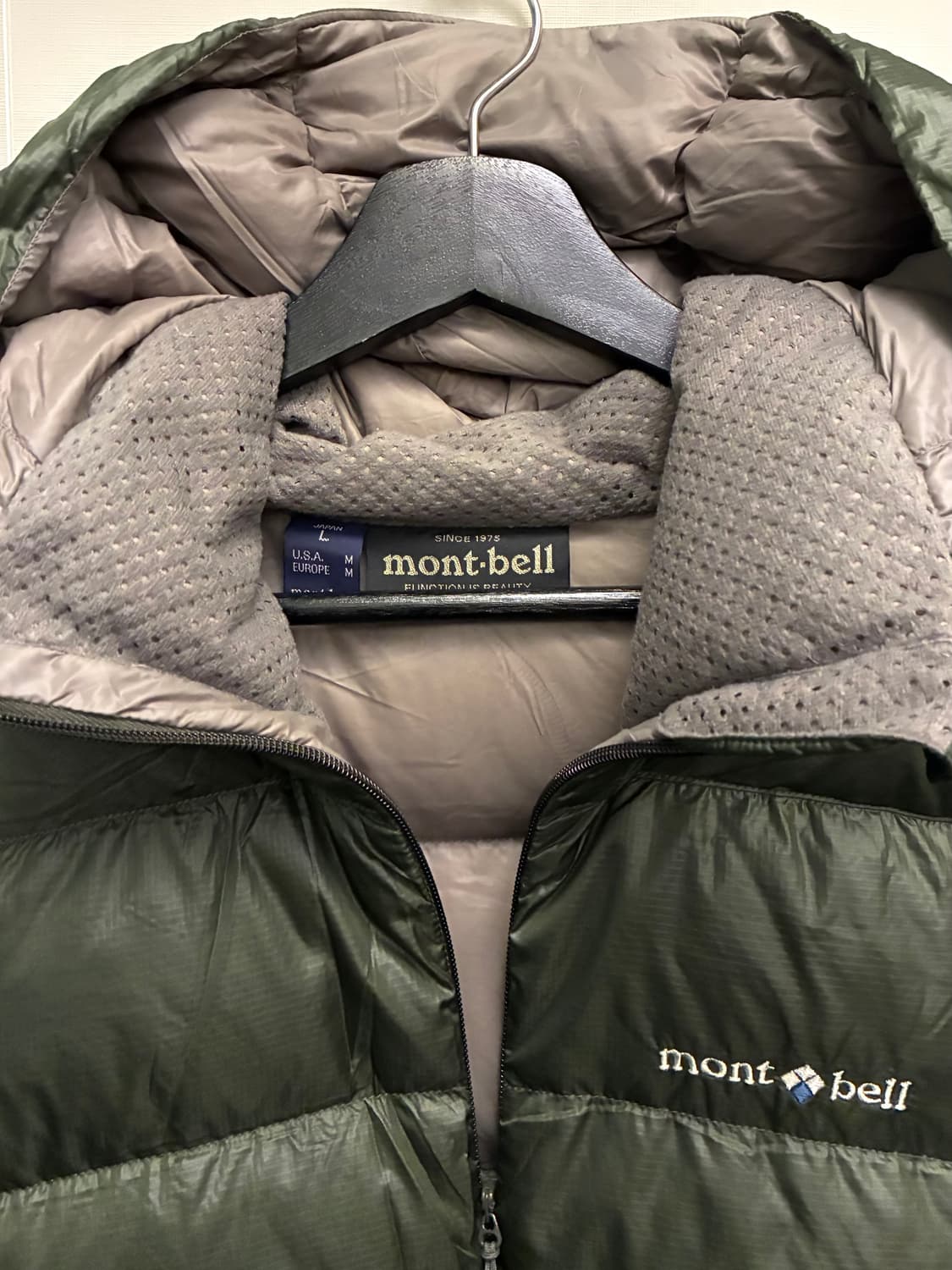 (L)mont-bell japan 몽벨 알파인 구스다운 후드 패딩점퍼 상품이미지3