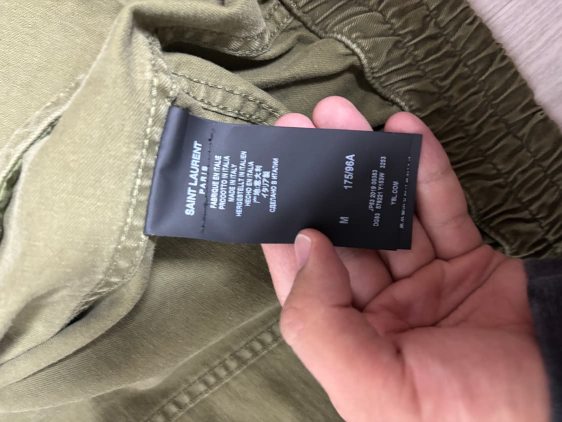 Saint Laurent bat pin aviator jacket 카키  상품이미지5