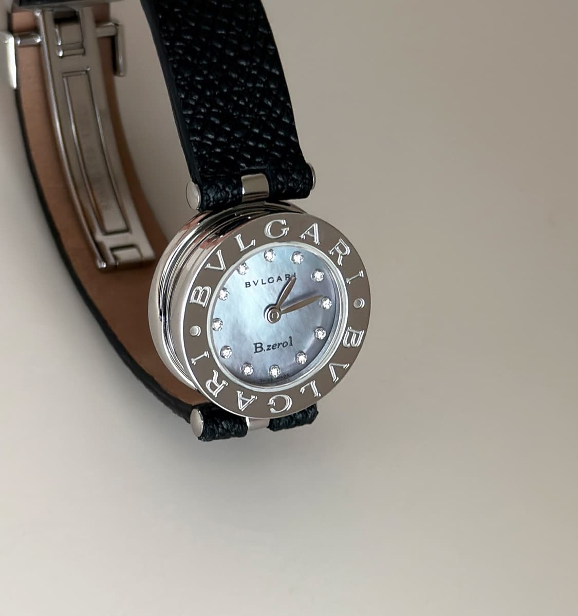 불가리 비제로원 12p 다이아 블루쉘 시계 상품이미지4