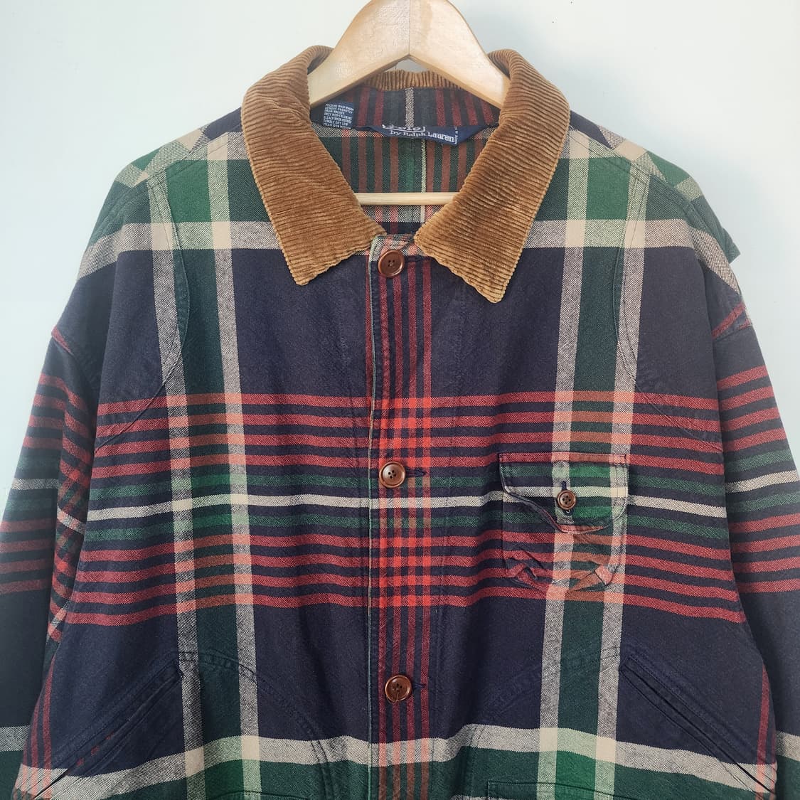 폴로 랄프로렌 체크 코듀로이 자켓 상품이미지2