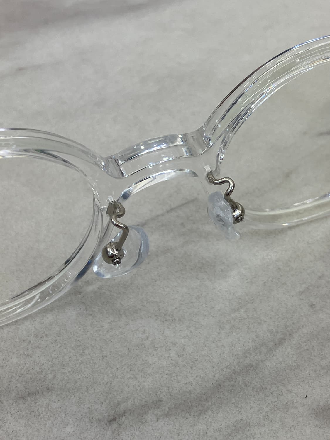 B65 HL 클리어 우드렉 다각 라운드 안경62274 상품이미지4