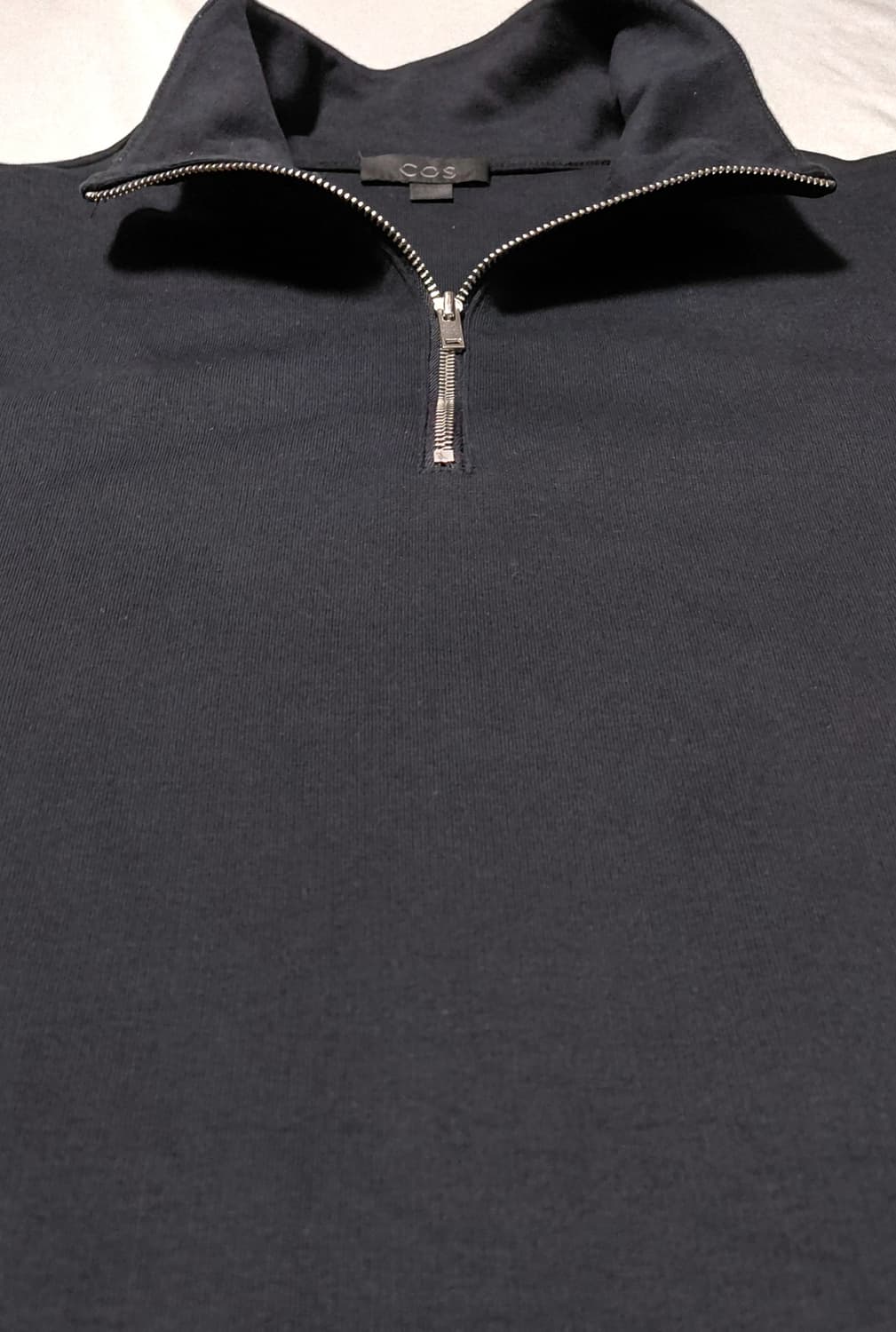 [COS] 코스 정품 하프 집업 맨투맨 (블랙/M) 상품이미지6