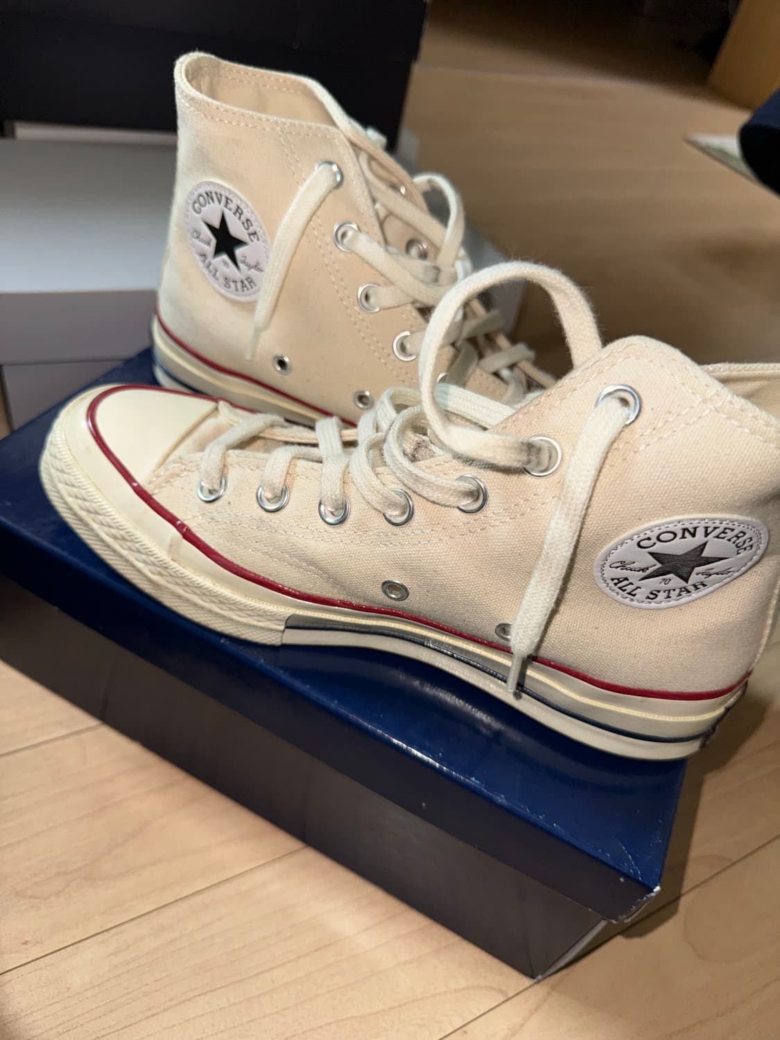 컨버스 척 70 하이 아이보리 사이즈 240 상품이미지2