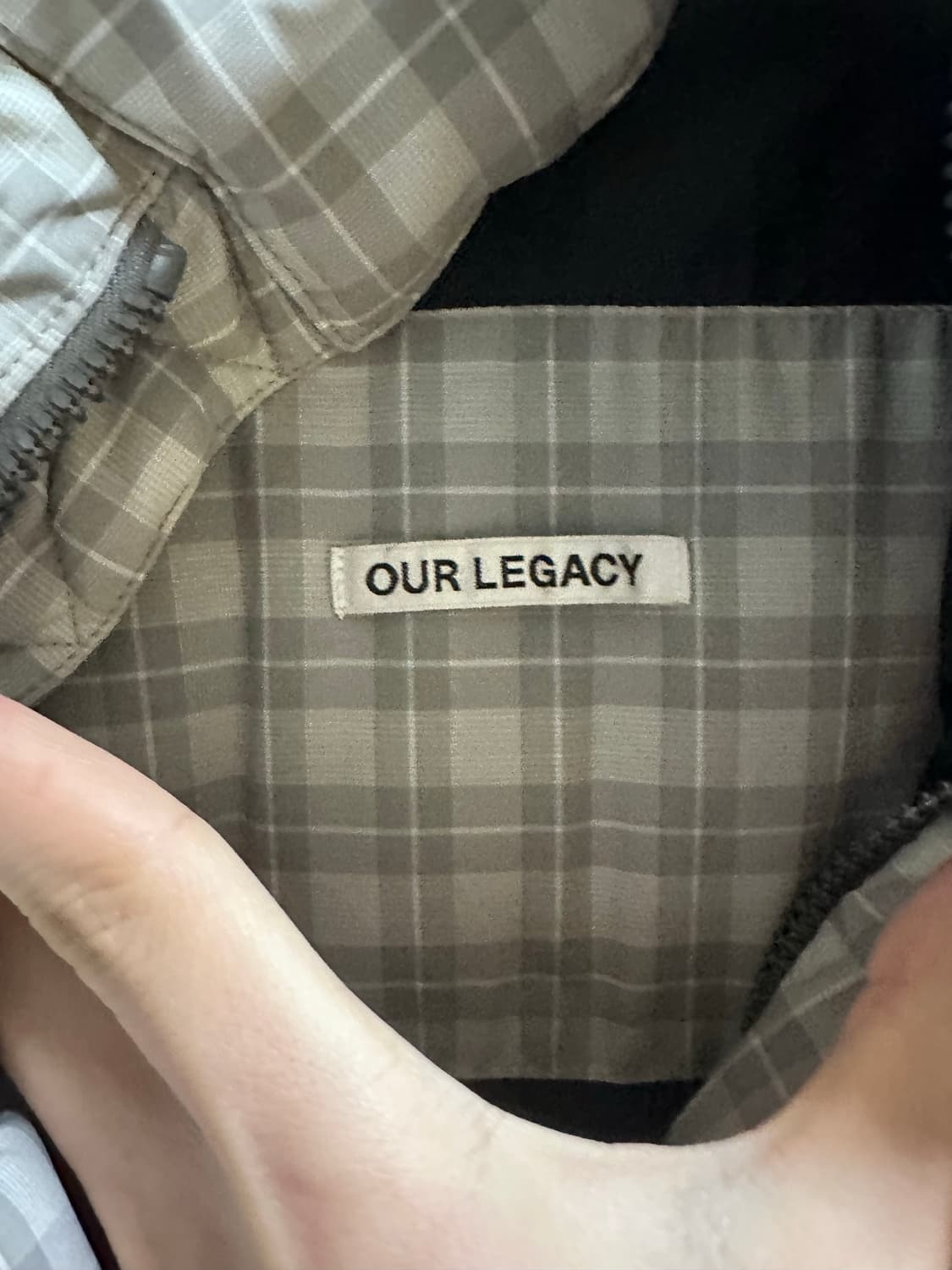 아워레가시 레녹스 체크 패딩 상품이미지3