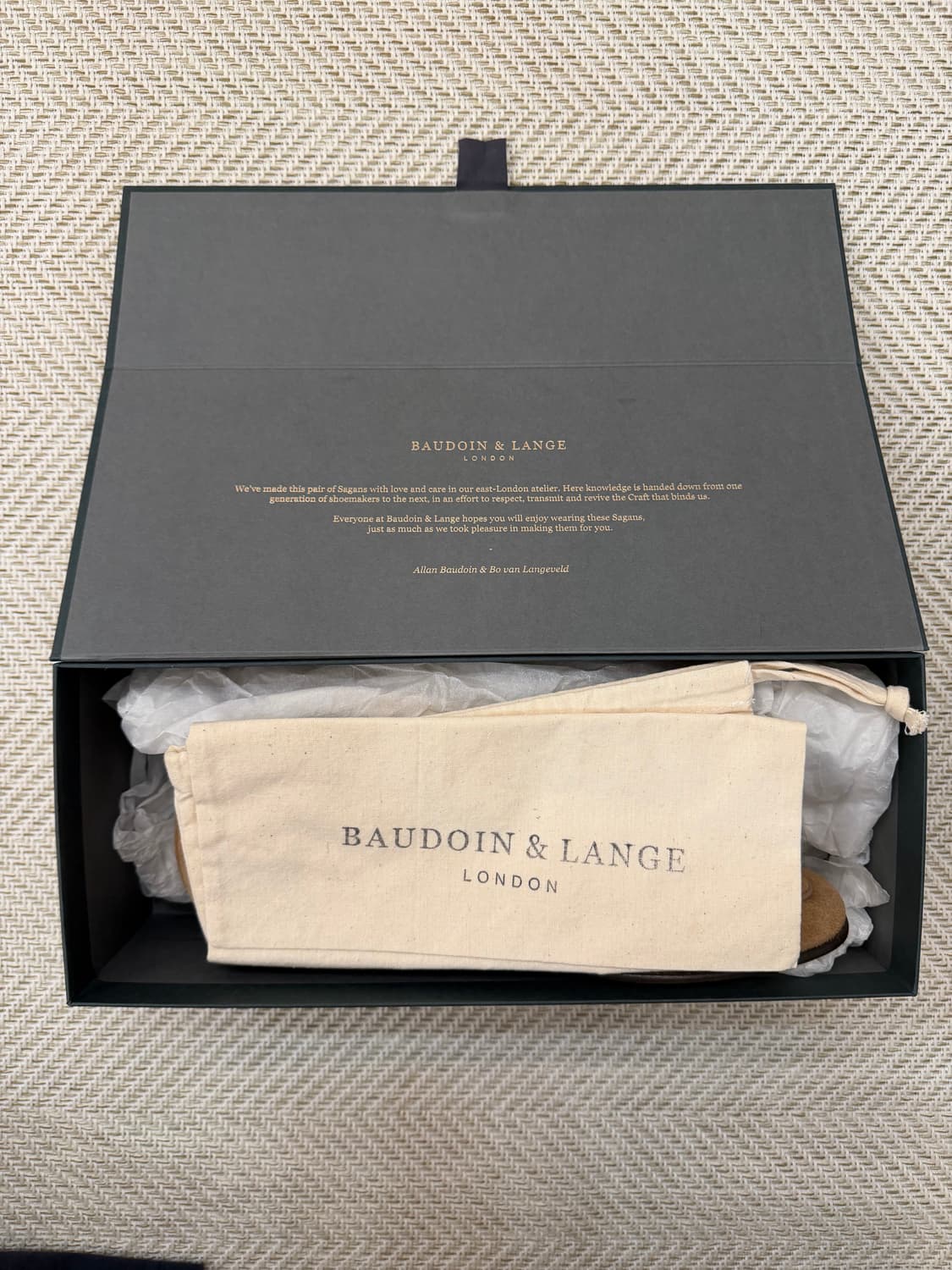 보두앙앤랑 샌드 베이지 로퍼 43 새상품 상품이미지4