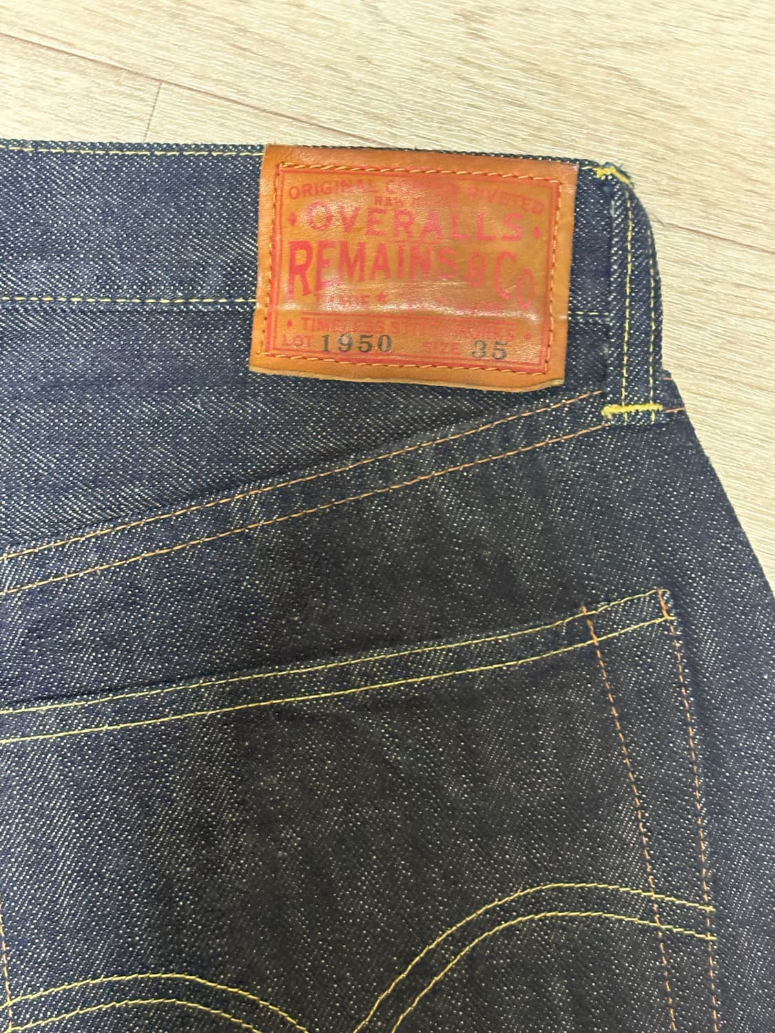 리메인클로딩 1950 셀비지데님 35 상품이미지3