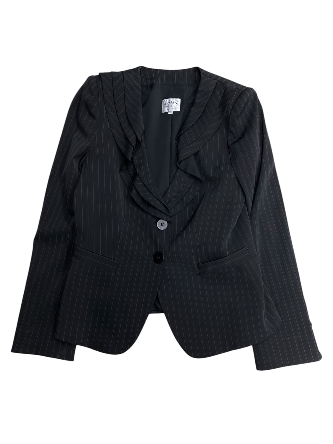 armanicollezioni ruffle jacket 상품이미지1