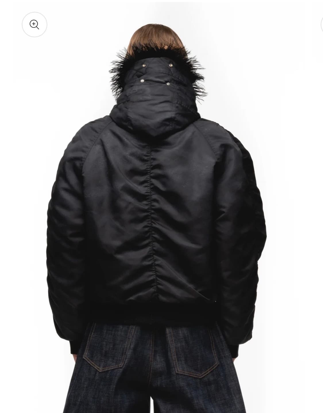 NO FAITH STUDIOS ASTRO FUR BOMBER JACKET 상품이미지3