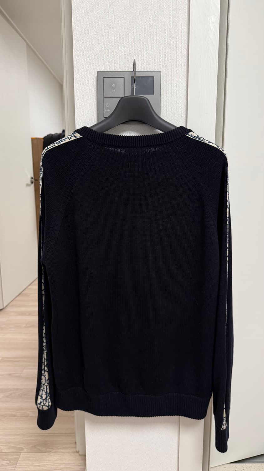 [XXL / 2XL] 디올 오블리크 인서트 니트 네이비 상품이미지3