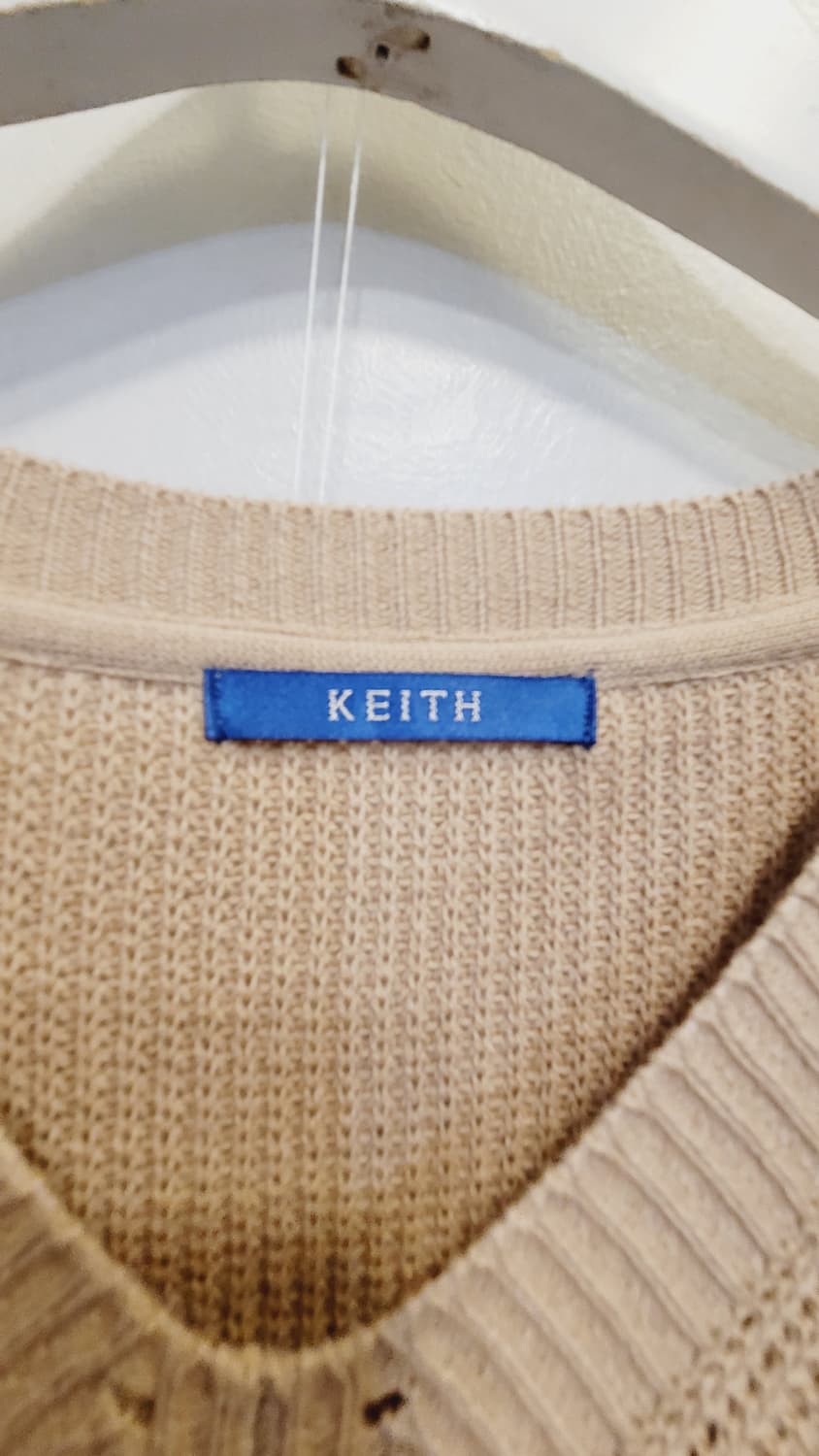 키이스 순모 베이지 니트 상품이미지6