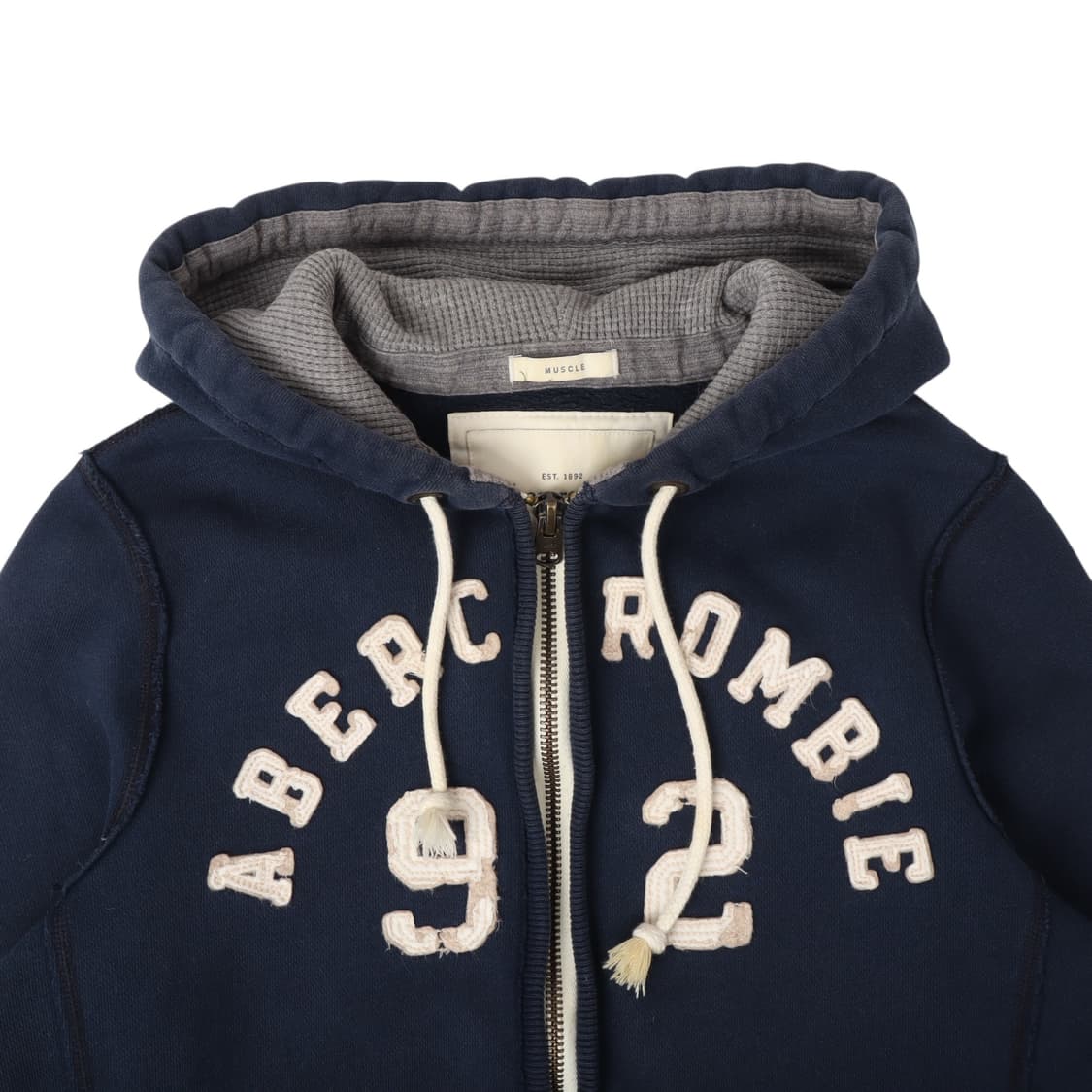 아베크롬비 아치 로고 헤비 스웻 후드집업 상품이미지2