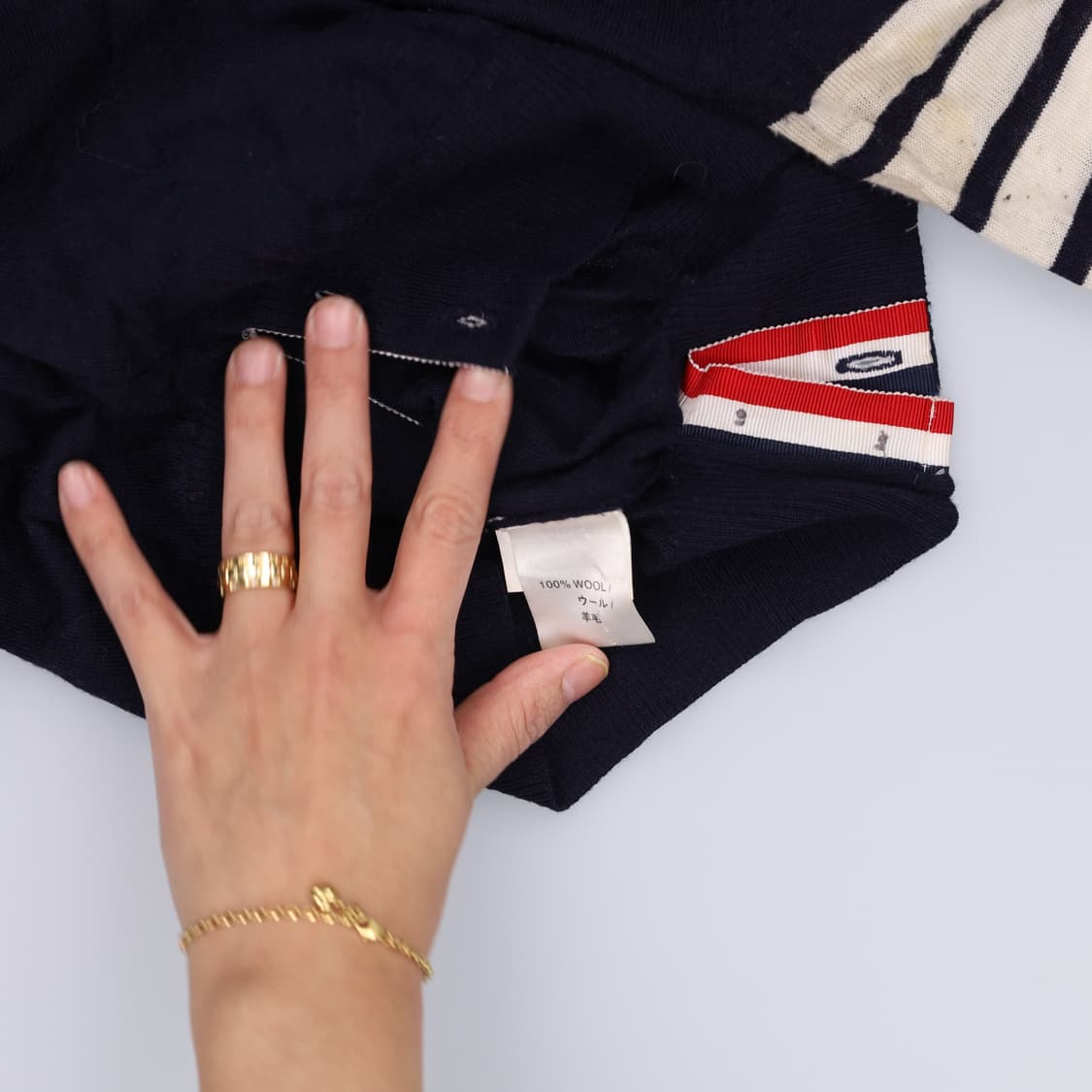 44정도 고급 완장 여성 니트 0303H1 상품이미지7