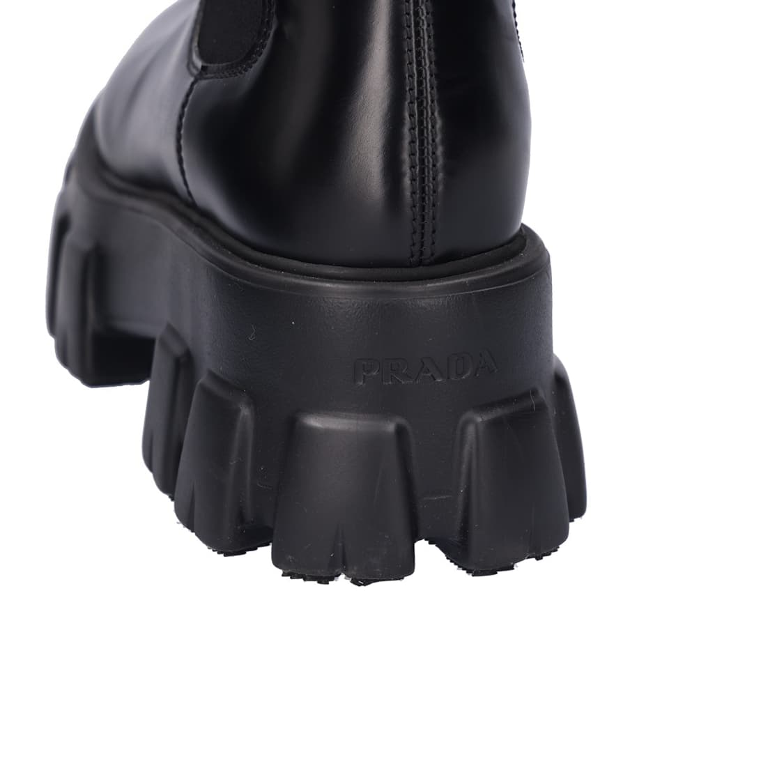 프라다 1T256N 워커 부츠 브러쉬드 레더 블랙 38 상품이미지6