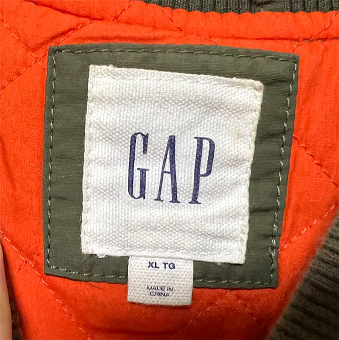 GAP 갭 남자 항공점퍼 누빔패딩 추동복 캐주얼 XL 105 상품이미지3