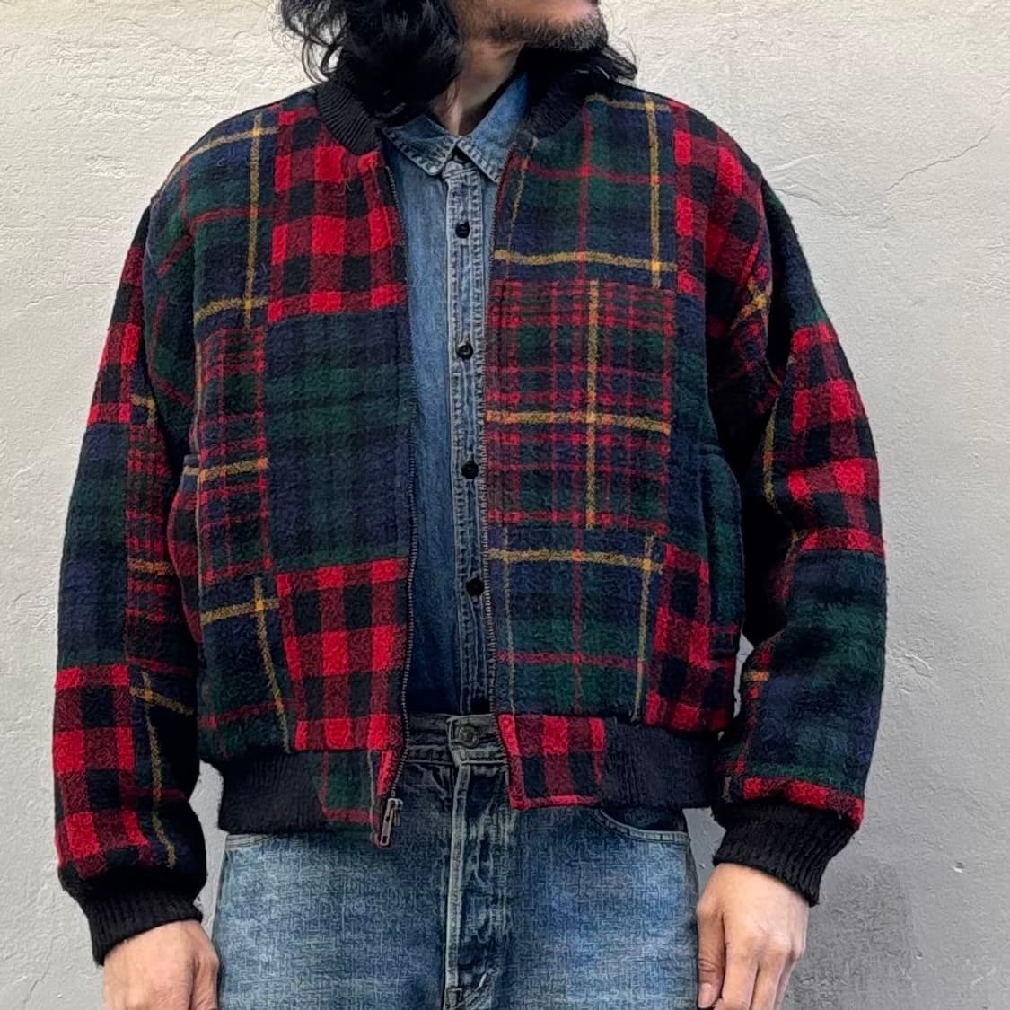 빈티지 울리치 패치워크 울 자켓 상품이미지7