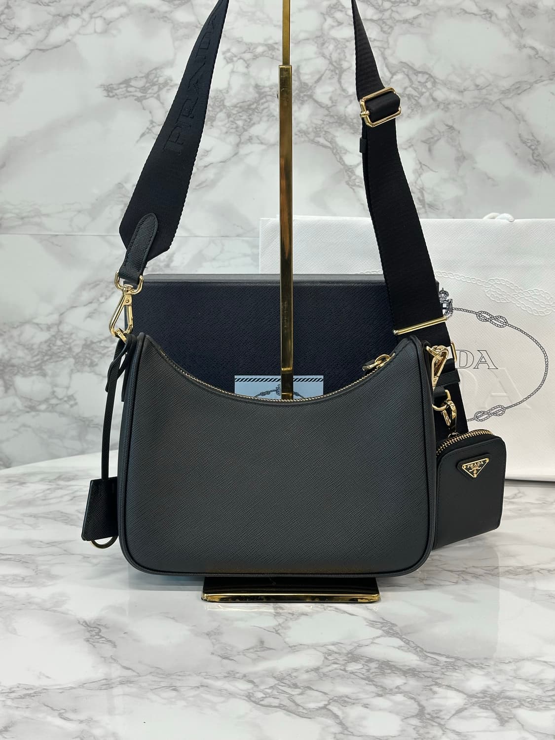 프라다 2005 사피아노 호보백 상품이미지6