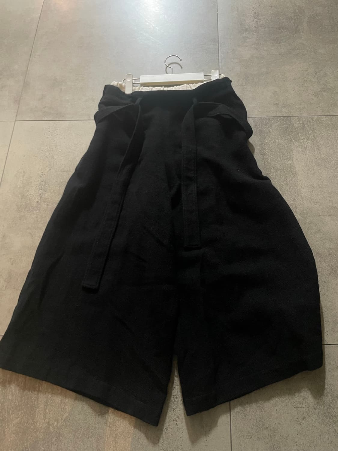 요지 야마모토 와이드 울 레이어드 벨트 히카마 팬츠 상품이미지2