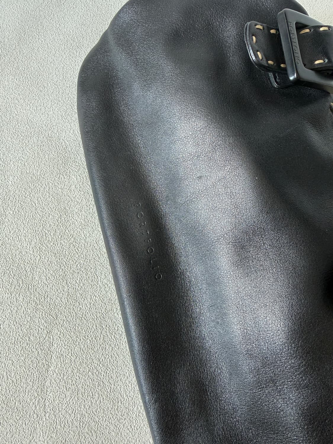 Pre owned 레더 토트백 상품이미지7