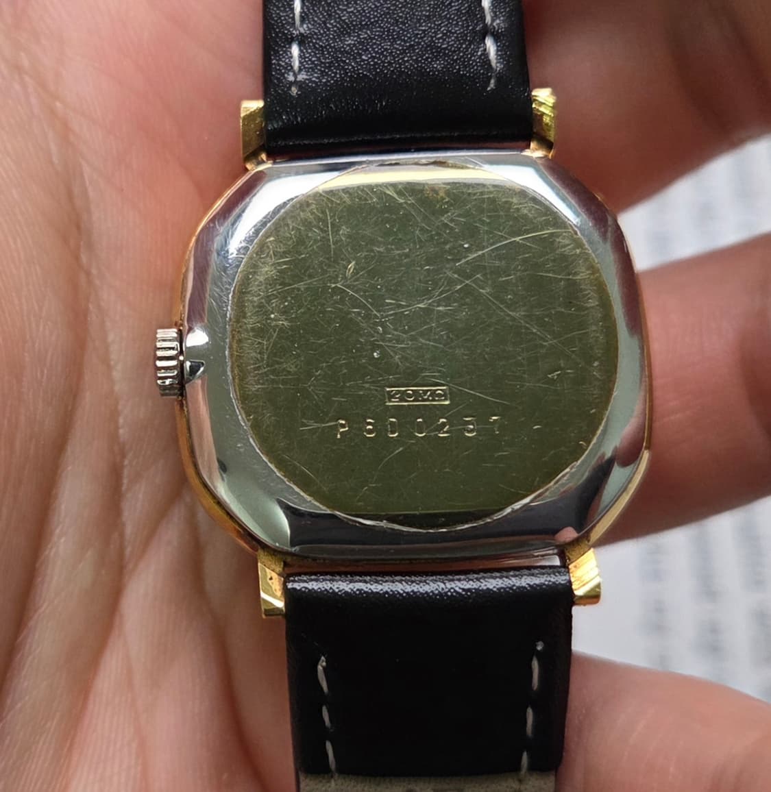 레어] 빈티지 월쌈 옥토 칼침핸즈 블랙미러 로만입체판 수동 메커니컬 상품이미지7