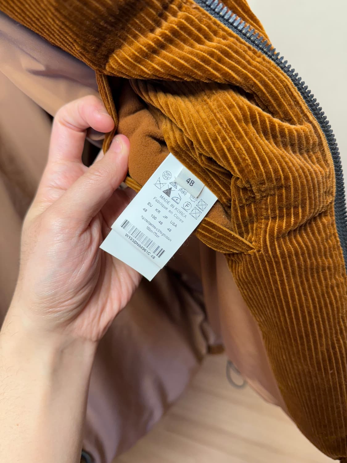 우영미 19fw 코듀로이 패딩 (48사이즈) 상품이미지6