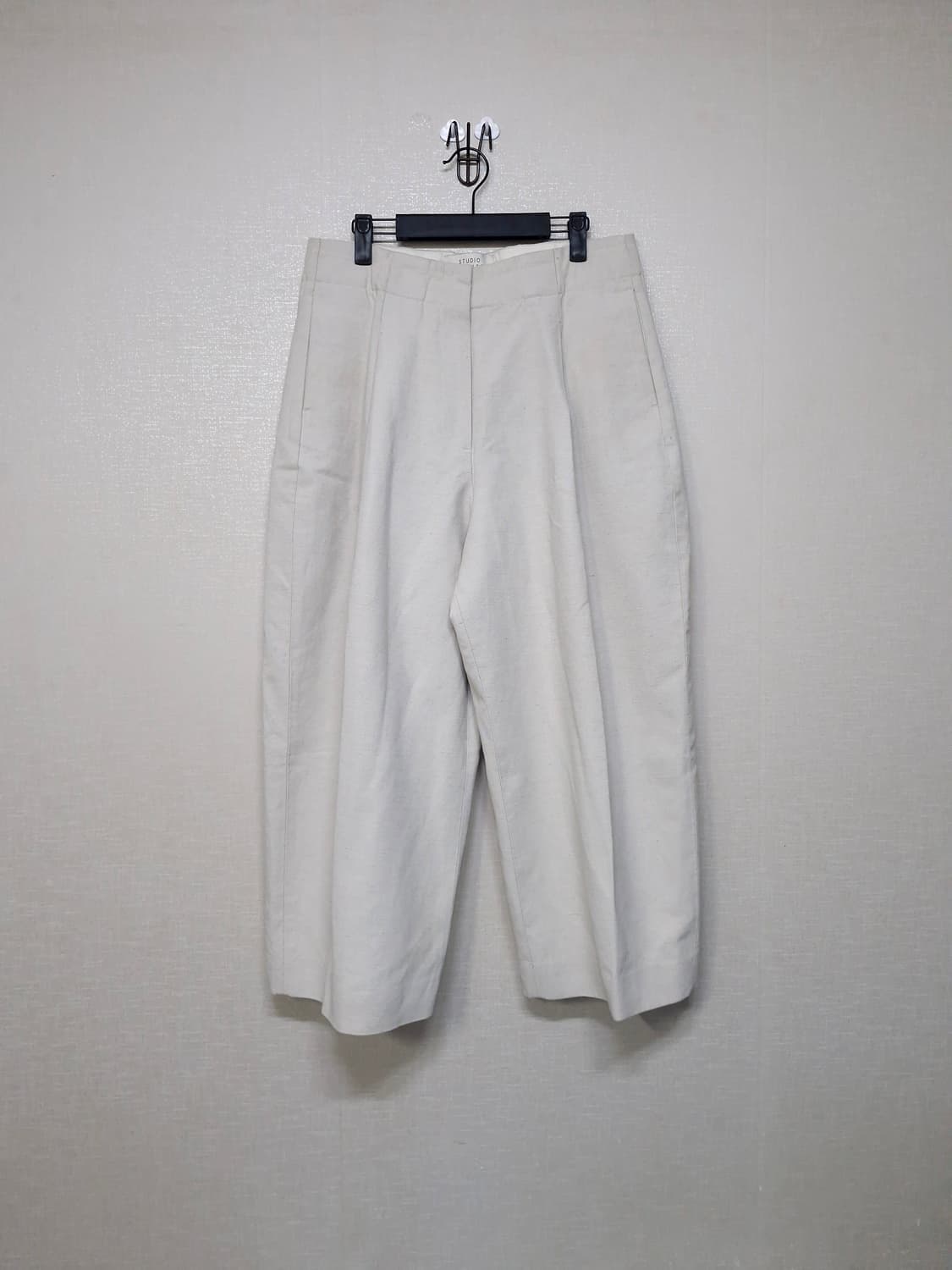 STUDIO NICHOLSON 스튜디오니콜슨 마재질 볼륨팬츠[2] 상품이미지1