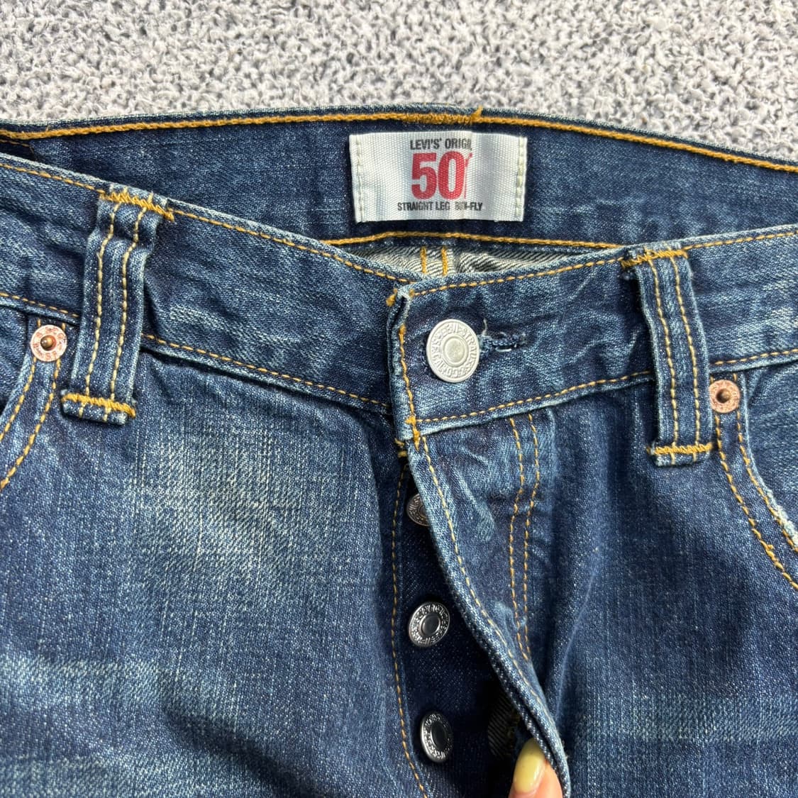 W34L33 리바이스 501 데님 청바지 0622J1 상품이미지2