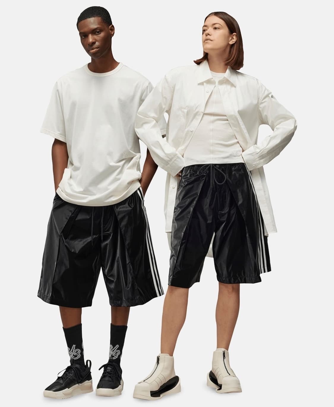 Y-3 트리플 쇼츠 블랙 M 상품이미지2