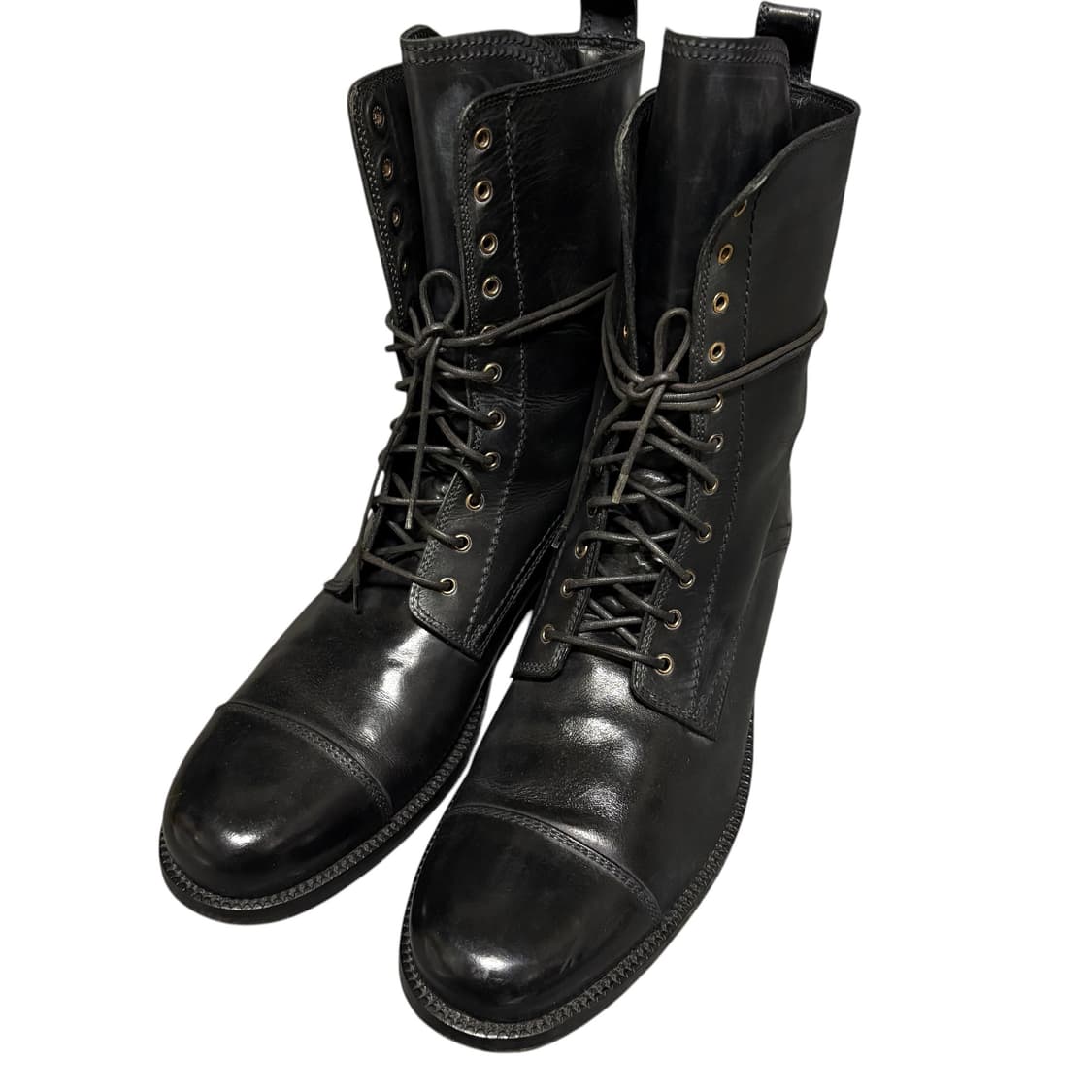 돌체앤가바나 09AW 레이스업 컴뱃 부츠 11 280-290 made 상품이미지3