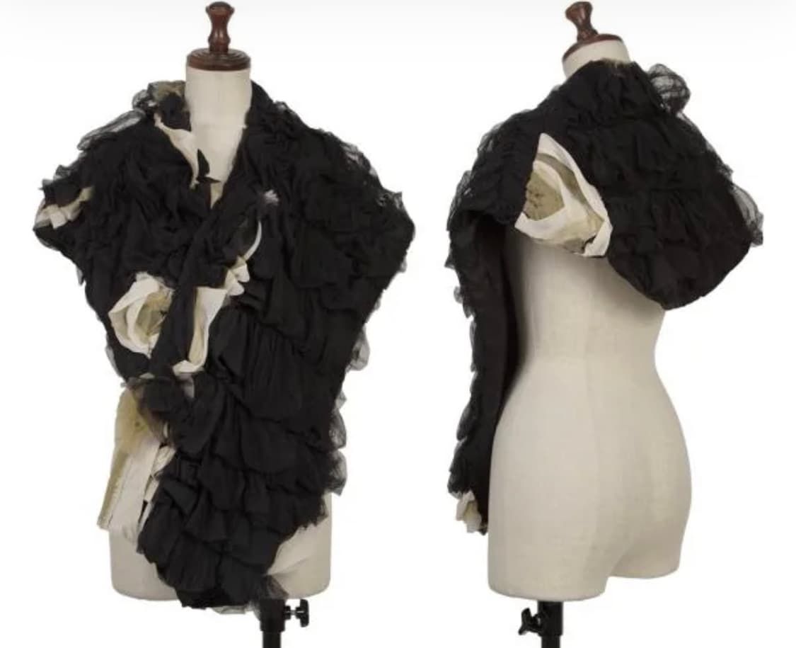 꼼데가르송 robe de chambre 베스트 조끼 머플러 목도리 상품이미지1