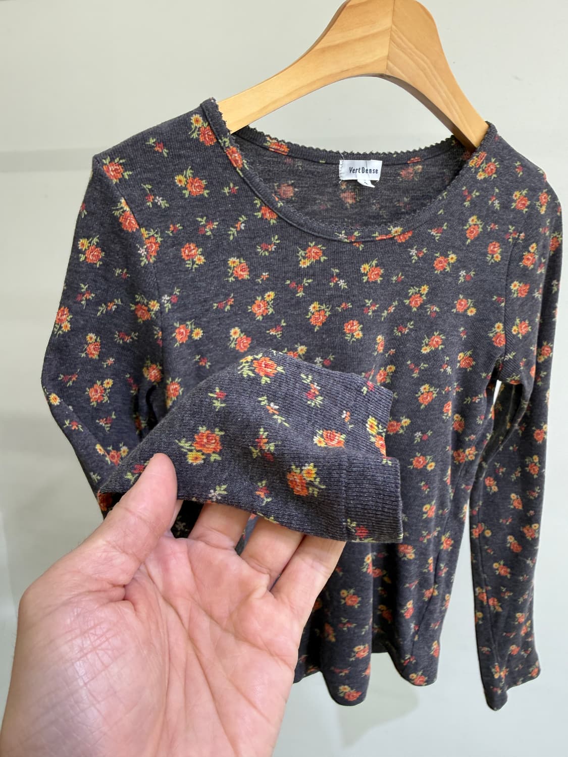 VERT DENSE (Made in Japan) 플로랄 롱슬리브  상품이미지5