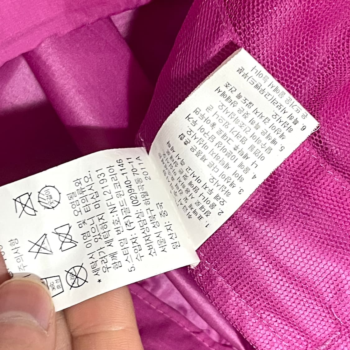 노스페이스 핑크 경량 조끼 여성XL 상품이미지7