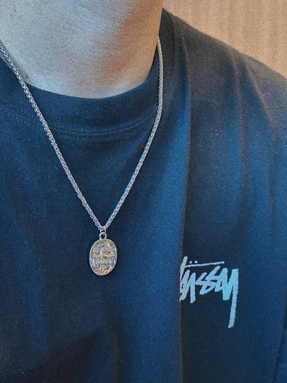 샤넬 코인 팬던트 남자 롱체인 목걸이 상품이미지4