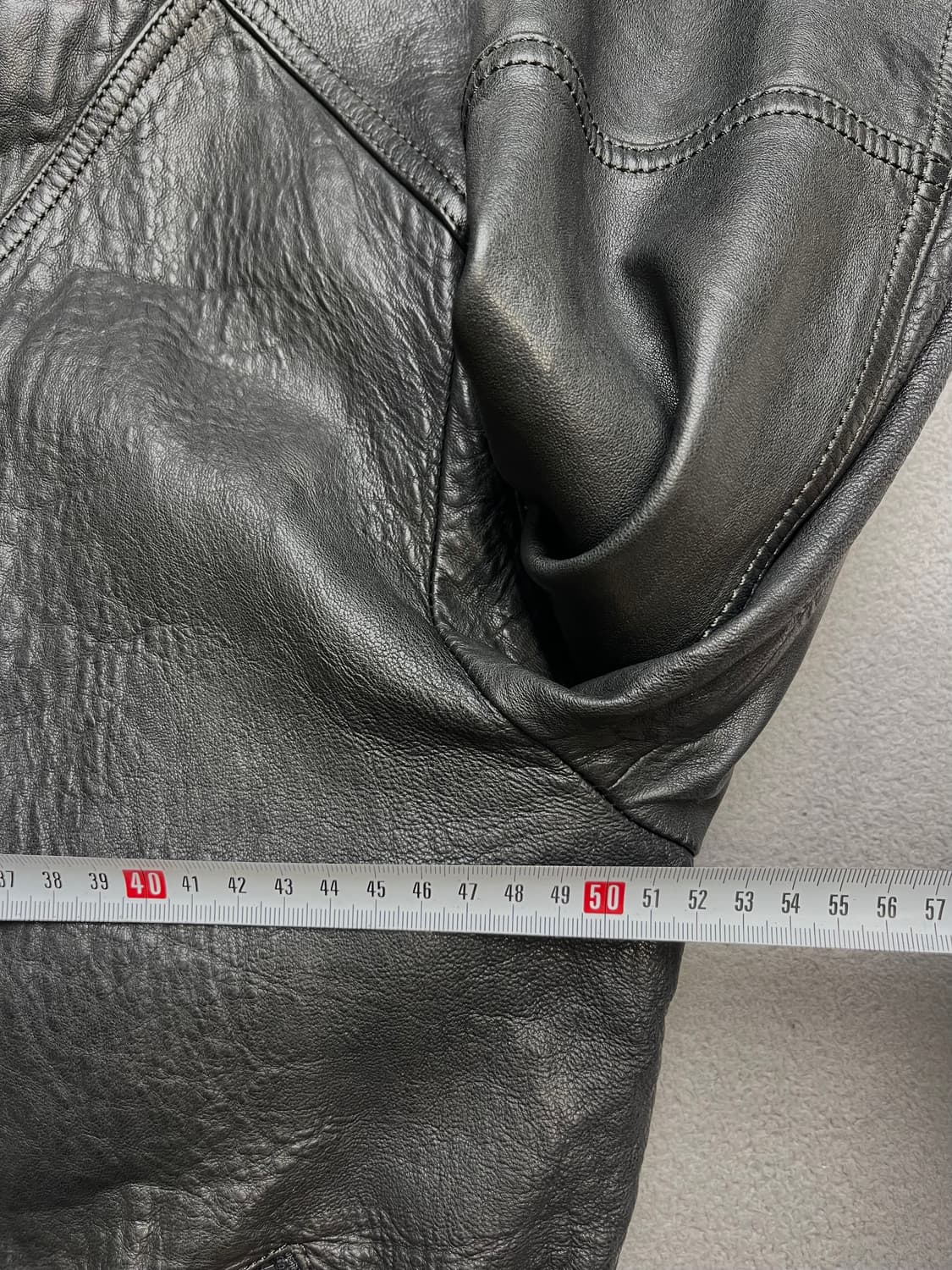 [택110] SIEG 지이크 양가죽자켓 -105-110slim 상품이미지5