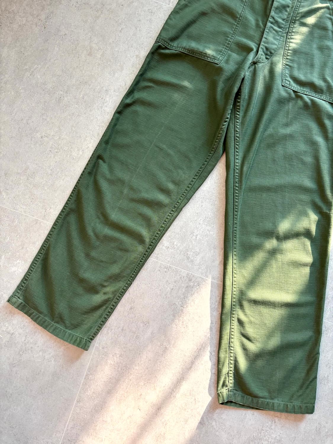 60's 미군 OG 107 퍼티그 팬츠 S(27~28) 전기형 상품이미지2