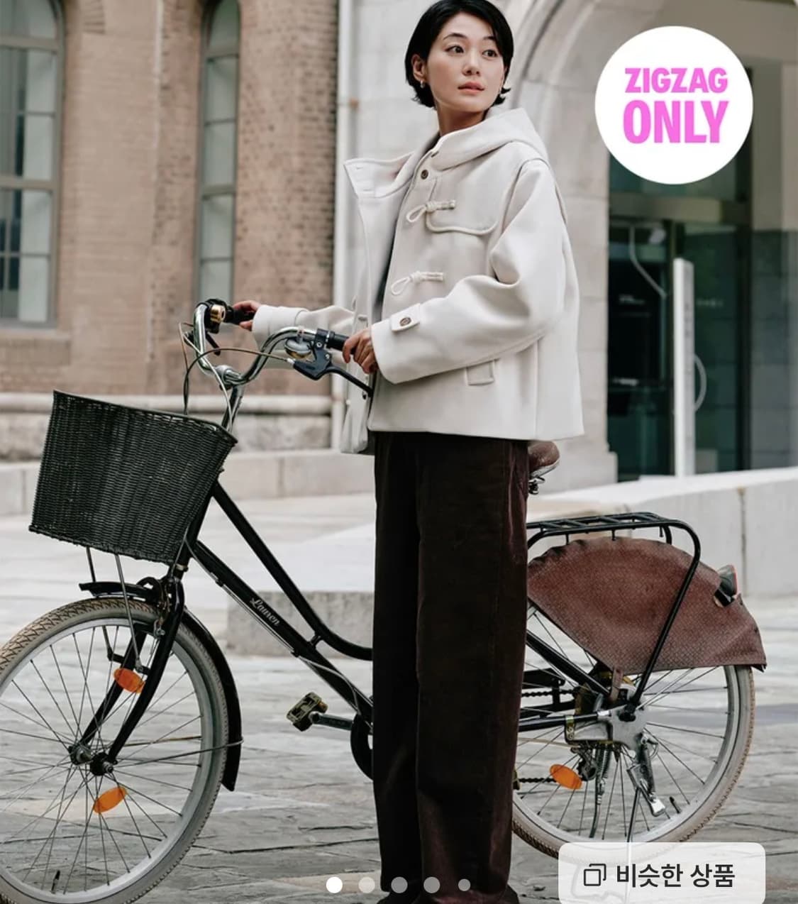 스파오 더플 숏 코트 S 상품이미지3