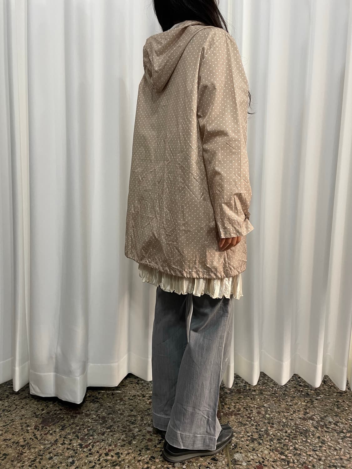 dot hood jacket 상품이미지4