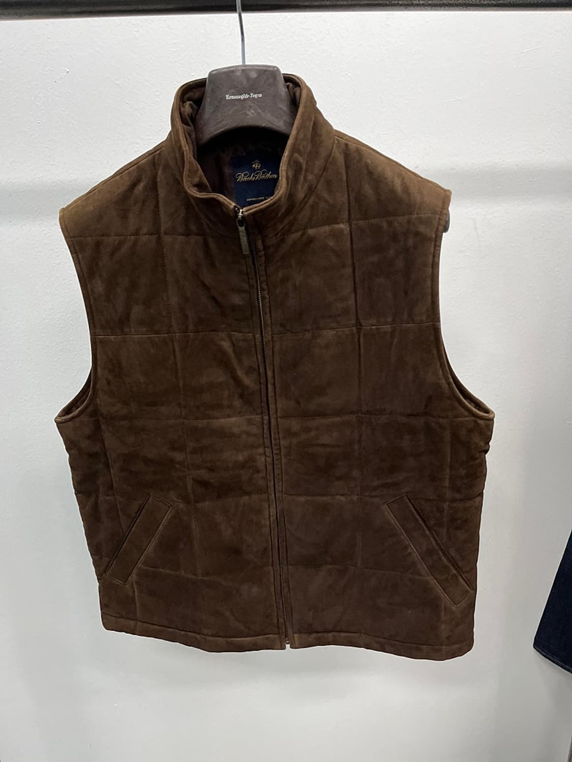 110) 브룩스브라더스 스웨이드 베스트  상품이미지2