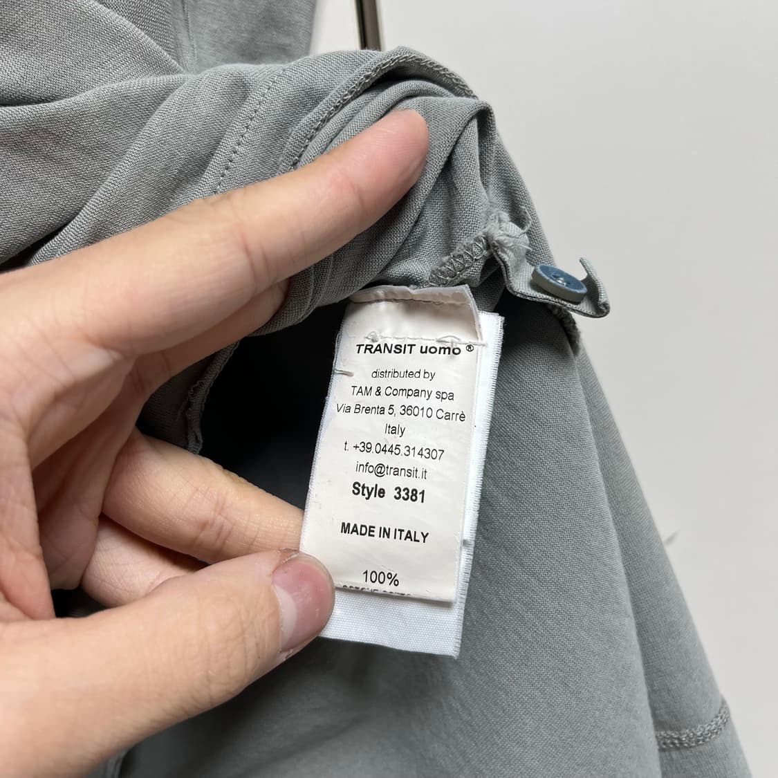 트랜짓 가먼트다잉 스카스티치 티셔츠 상품이미지9