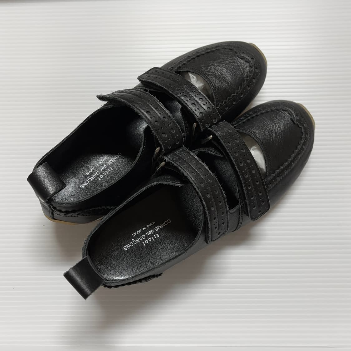 Comme des garcons 꼼데가르송 트리콧 메리제인 스니커즈 상품이미지2