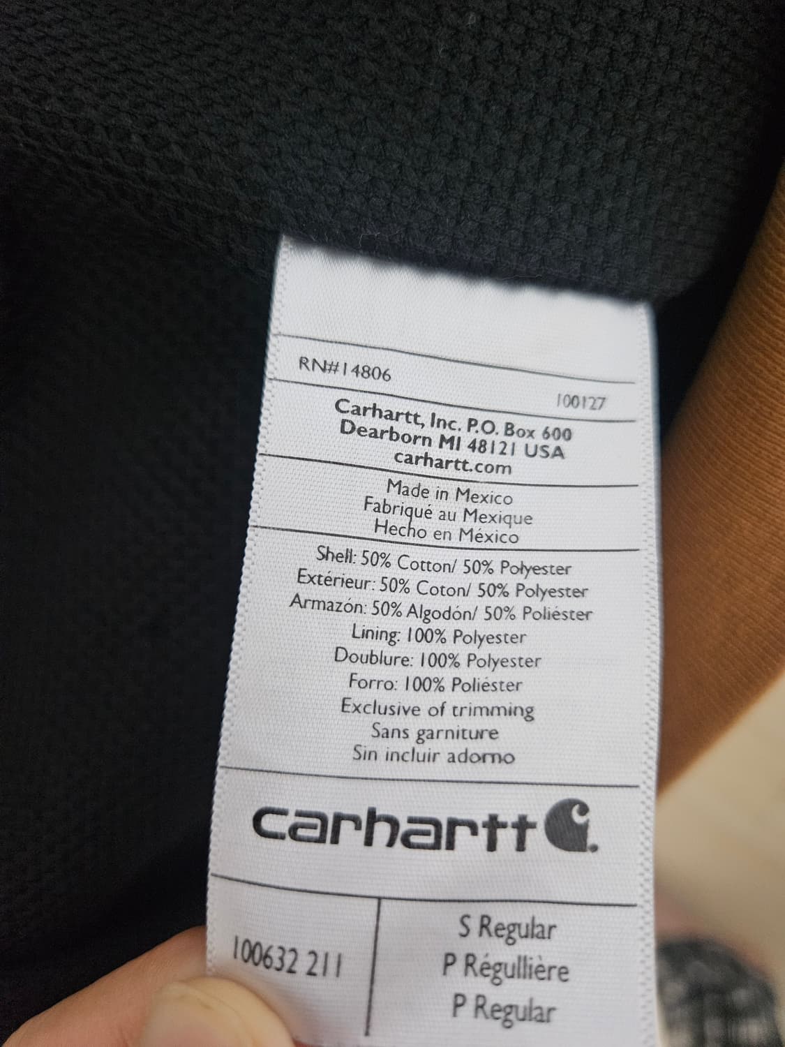 칸예 칼하트 후드집업 상품이미지4