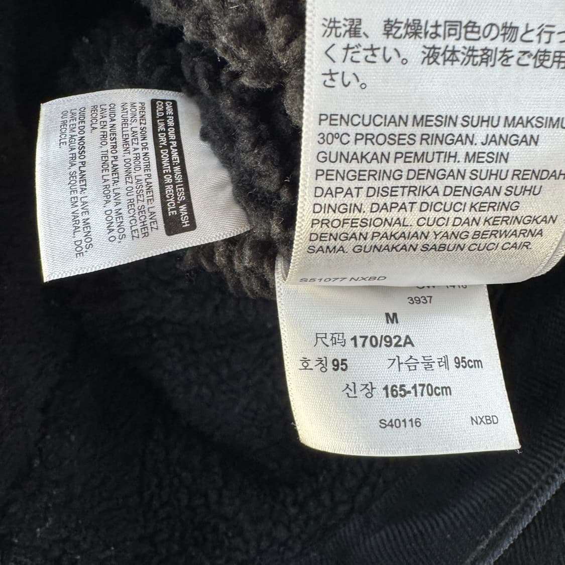 M 리바이스 블랙 코듀로이 덱 자켓  상품이미지6