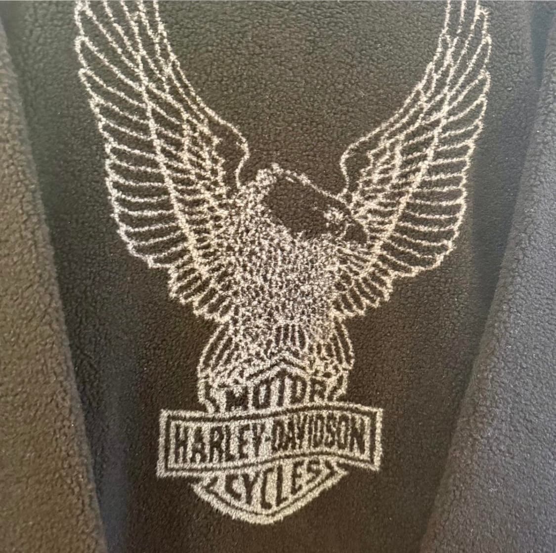 할리 데이비슨 2000s 폴라 플리스 쿼터 집업 M 상품이미지3