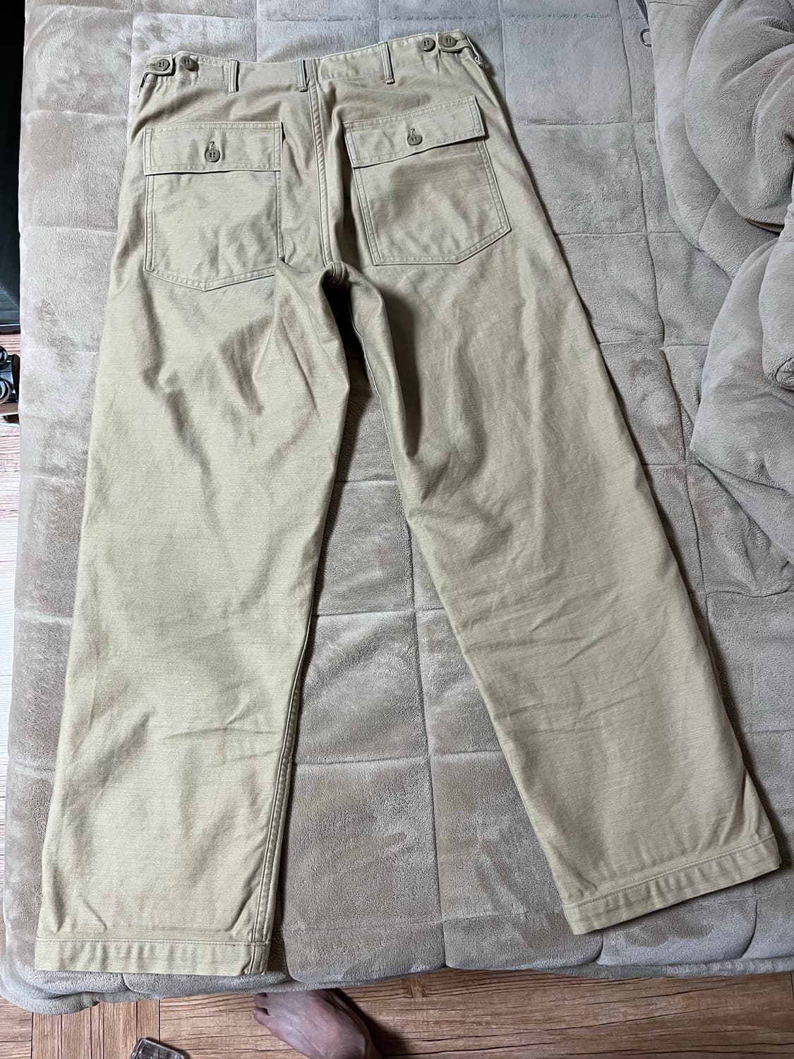 (2) 오어슬로우 퍼티그팬츠 카키 상품이미지8