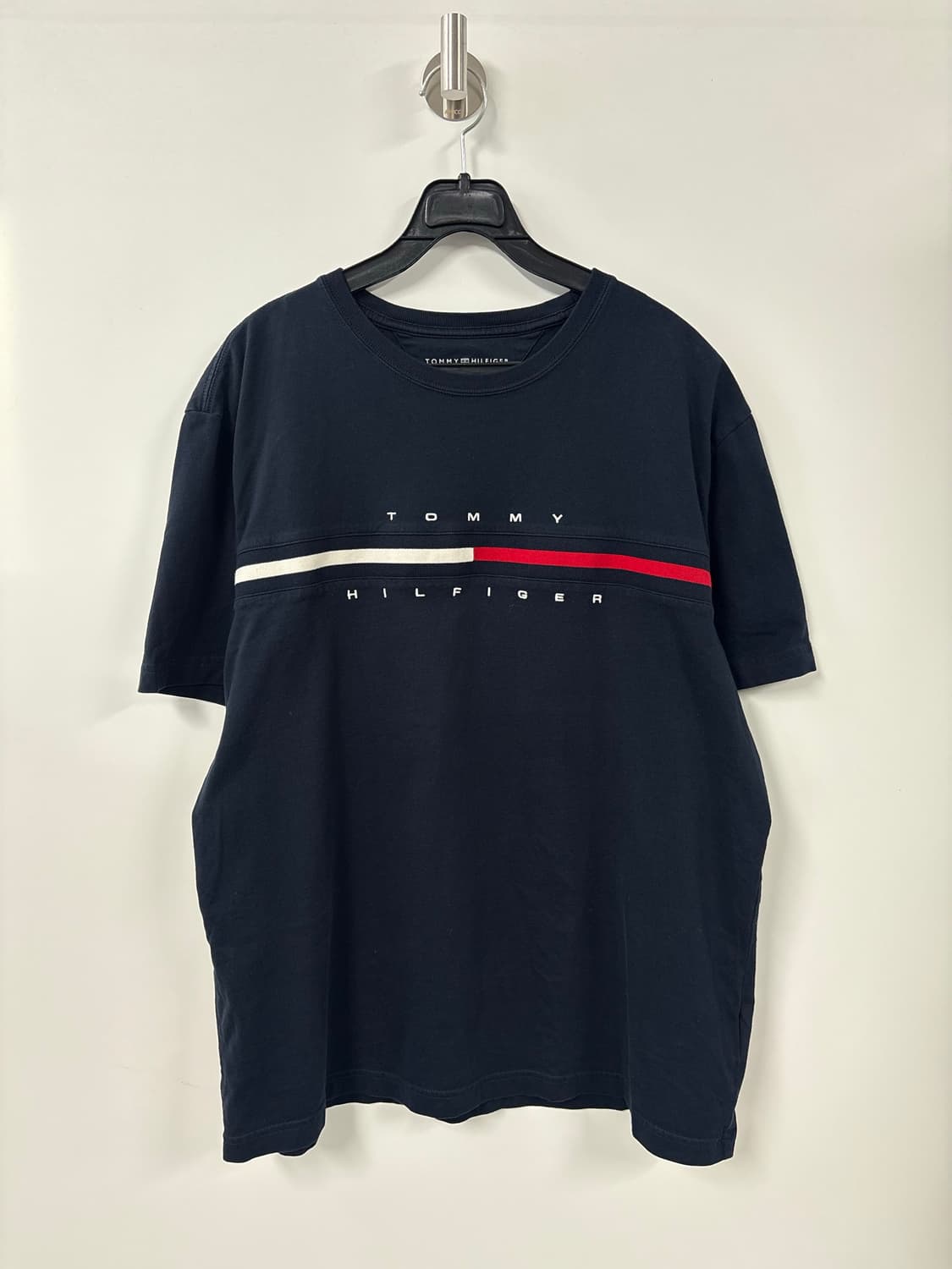 타미힐피거 네이비 반팔 티셔츠 상품이미지2